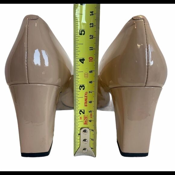 Tory Burch Raleigh Logo Leather Pump 9.5M - Picture 4 of 6